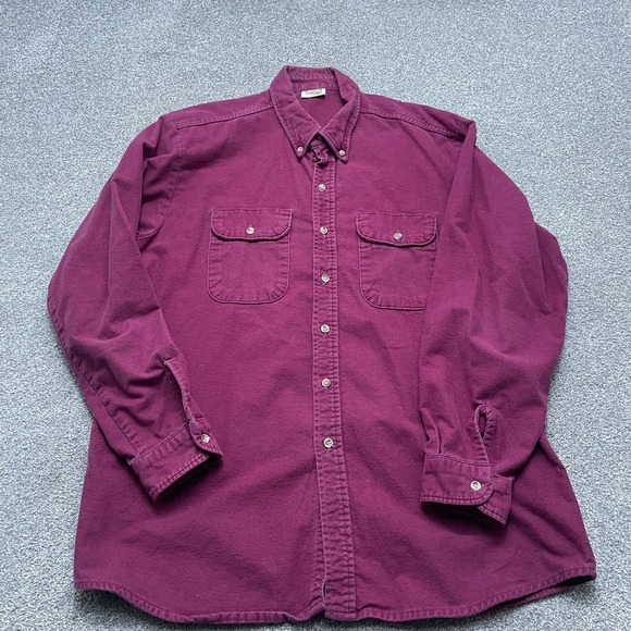 Five Brother Other - VINTAGE Five Brother Shirt XL Red Workwear Flannel Long Sleeve 90s Mens